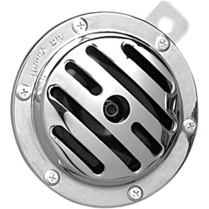 Drag Specialties Slotted Electrical Horn In Chrome For All H-D Motorcycles (75595-PBBX1)