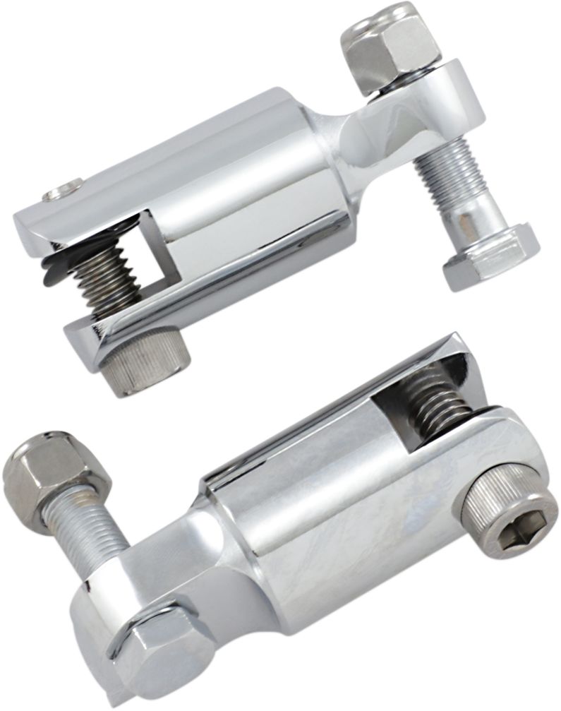 Kuryakyn Footpeg & Stirrup Extenders 21/4 Inch In Chrome Finish (8041