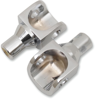 Kuryakyn Tapered Female Peg Adapters For Bullet Style Mounts In Chrome Finish (Pair) (8006)