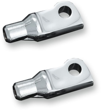Kuryakyn Tapered Adapters For Harley Davidson Sportster Motorcycles In Chrome Finish (Pair) (8885)