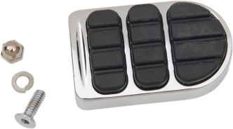 Kuryakyn ISO-Brake Pedal Pad For FX & XG Motorcycles In Chrome Finish (8029)