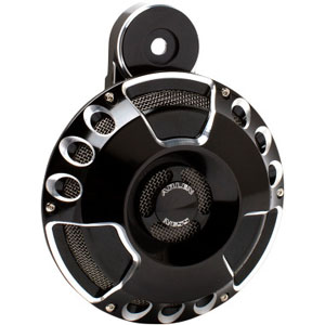 Arlen Ness Deep Cut Horn Kit In Black For Custom/Universal Applications (2107-0157)