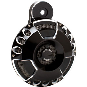 Arlen Ness Deep Cut Horn Kit In Black For Custom/Universal Applications (2107-0157)