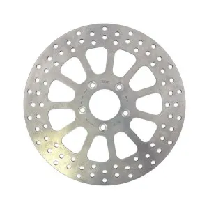TRW Front Left & Right Spoke Design Brake Rotor For 2000-2013 Sportster, 2000-2007 Touring, 2000-2005 Dyna & 2000-2014 Softail Models (MST500)