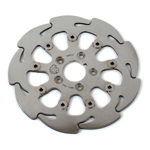 Braking Front Left 9-Spoke Wave Brake Rotor For Harley Davidson 1984-1999 Big Twin Models (ARM031449)