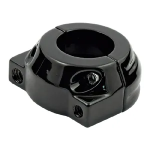 Doss Single Cable Throttle Clamp In Black For Custom Motorcycles (ARM803179)