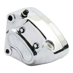 Doss Left Front OEM Style Caliper In Chrome For 2000-2007 Softail, Dyna, Touring And 2000-2003 XL (Excl. Springers) (ARM468019)