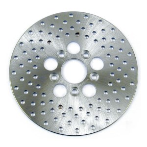 DOSS Drilled Brake Rotor For Harley Davidson (Front: 73-84 FL; 73 FX, XL) Or (Rear: 73-80 FL,FX) (ARM080009)