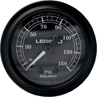 Legend Air Suspension Air Gauge In Black (2212-0484)