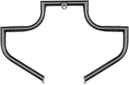 Lindby Magnumbar Front Highway Bars In Gloss Black Finish For 00-17 FLST, FLSTC, FLSTF, FLSTFB, FLSTN, FSL (Except Models With Half-Moon Floorboards) (BL1710)