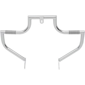 Lindby Linbar Front Highway Bars In Chrome Finish For 91-17 FXD Models with Mid-Controls (except FXDWG, FXDX, FXDS) (105-1)