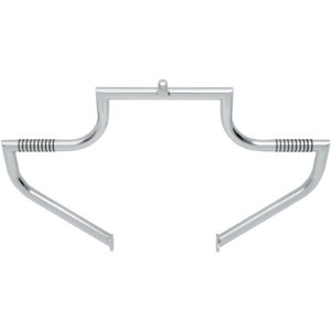 Lindby Linbar Front Highway Bars In Chrome Finish For 97-17 FLHT, FLHR, FLHX and H-D FL Trikes (102-1/09)