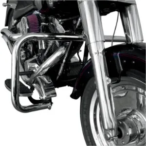 Drag Specialties Big Buffalo Front Engine Bars In Chrome Finish For 86-99 FLST, FLSTC, FLSTF, FLSTN, FLSTS (05060498)