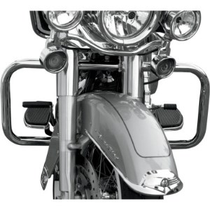 Drag Specialties Big Buffalo Front Engine Bars In Chrome Finish For 09-20 FLHT, FLHR, FLHX and H-D FL Trike Without Lowers (05060500)