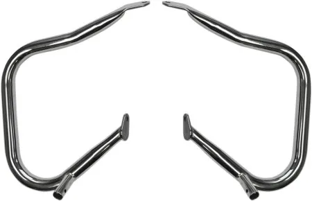 Drag Specialties Big Buffalo Rear Saddlebag Bars In Chrome Finish For 14-20 FLHTCU, FLHTK, FLHR (05060789)