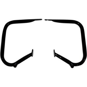 Drag Specialties Big Buffalo Rear Saddlebag Bars In Black Finish For 97-13 FLHT, FLHR, 98-03 FLTR (05060513))