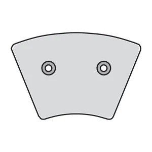 SBS Street Carbon Tech (Organic) Front Brake Pads For Big Twin 74-77 FX and 74-77 XL (ARM800365)