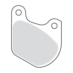 SBS Street Carbon Tech (Organic) Front Brake Pads For Big Twin 80-83 FLT and Rear for 79-81 XL (ARM210365)