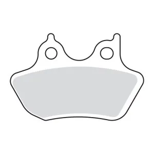 SBS Street Carbon Tech (Organic) Front + Rear Brake Pads For Big Twin 00-07 B.T., 02-05 V-Rod, 00-03 XL (excl. Springers) (ARM130365)