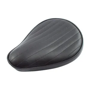 Le Pera Spring Mounted Pleated 12 Inches Long x 9 Inches Wide Solo Seat (L-100 RN)