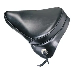 Le Pera Spring Mounted 13 Inches Long x 13 1/4 Inches Wide Solo Seat With Skirt And Conchos (L-109)