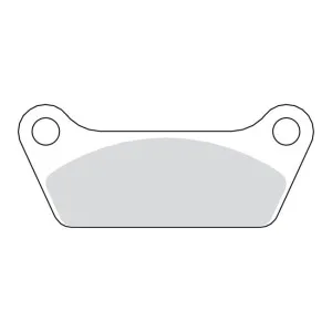SBS Street Ceramic (Organic) Rear Brake Pads For Big Twin 81-84 FL; 80-85 FLT Touring (ARM510365)