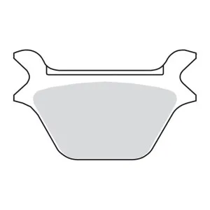 SBS Street Ceramic (Organic) Rear Brake Pads For Big Twin L87-99 B.T.; XL (excl. Touring) (ARM120365)