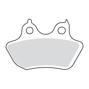 SBS Street Ceramic (Organic) Rear Brake Pads For Big Twin 06-07 FXSTB/C; 2006 FXSTS, FXSTI; 2007 FXST (ARM330365)
