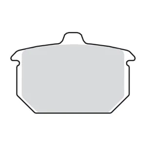SBS Street Carbon Tech (Organic) Rear Brake Pads For Big Twin 82-E87 FXR, FXST, XL; 84-85 FX; 83-86 FXWG (ARM410365)