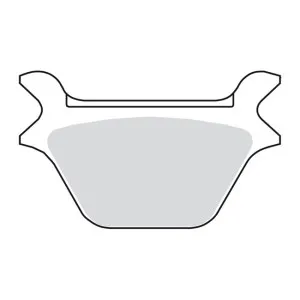 SBS Street Excel Sinter (Sintered) Rear Brake Pads For Big Twin L87-99 B.T.; XL (excl. Touring) (ARM020365)