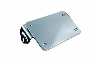 Kuryakyn License Plate Turn Signal Mount In Chrome Finish (3155)