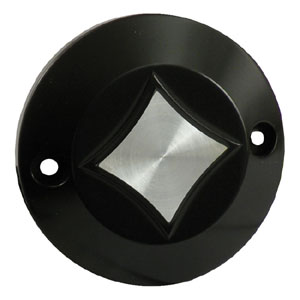 CPV Diamond Point Cover In Black Finish For 1970-1999 B.T And 1971-2011 XL Models (ARM610379)