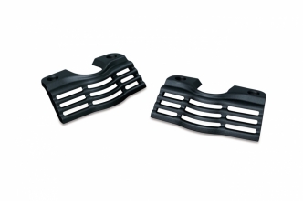 Kuryakyn Slotted Head Bolt Covers In Gloss Black Finish For 1999-2016 Touring & Trike Motorcycles (7243)