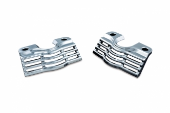 Kuryakyn Slotted Head Bolt Covers In Chrome Finish For 1999-2016 Touring & Trike Motorcycles (7260)