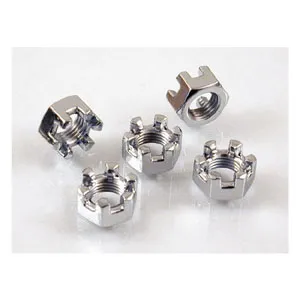 Gardner Westcott Front Axle Castle Nut, Chrome For 1941-2002 B.T And XL Models (22555)