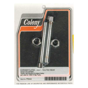 Colony Axle Adjuster Kit In Chrome For 1936-1972 FL And 1971-1972 FX Models (ARM873989)