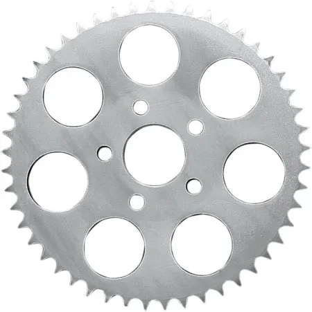 Drag Specialties 49 Tooth Zinc Plated Rear Chain Sprocket For 1984-1985 FX/FXST & Various 1986-1999 Harley Davidson Models (17512ZP-BX20)