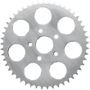 Drag Specialties 49 Tooth Zinc Plated Rear Chain Sprocket For 1984-1985 FX/FXST & Various 1986-1999 Harley Davidson Models (17512ZP-BX20)