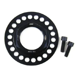Jims Meganut Transmission Pulley Nut For Harley Davidson 2007-2021 Softail, 2007-2021 Touring & 2006-2017 Dyna Models (1733)