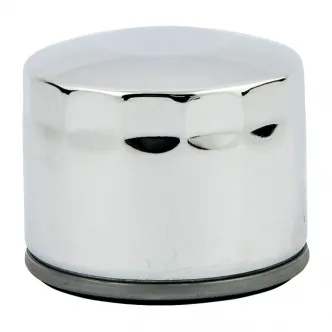 DOSS Spin-On Oil Filter in Chrome Finish For 1980-Early 1984 XL, Late 1982-1984 FL, FX Models (ARM080805)