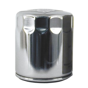 S&S Spin On Oil Filter For 80-98 B.T, 84-22 XL, 08-12 XR1200 & 97-02 Buell In Chrome Finish (Repl. 63796-77A & 63805-80A) (31-4102)