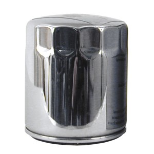 S&S Spin On Oil Filter In Chrome Finish For 1999 Softail, 1999-2017 Twin Cam (Repl. 63798-99 & 63731-99A) (31-4104A)
