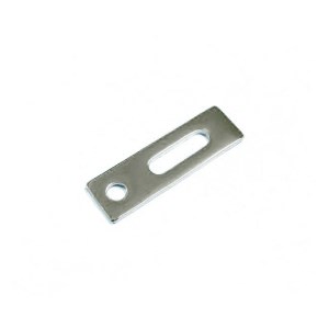 DOSS 3 Inch Long Universal Exhaust Mount Bracket With 1 Round Holes & 1 Elongated Hole (ARM135109)