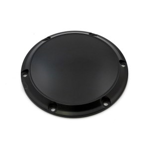DOSS Stepped Derby Cover 6 Hole In Black Finish For Harley Davidson 2004-2020 XL & 2008-2012 XR1200 Models (ARM060419)