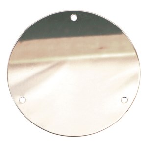 DOSS Chrome Flat Point Derby Cover For 70-98 B.T. (3 Hole) (ARM033915)