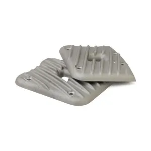 EMD Ribster Rocker Box Covers In Raw Finish For 84-99 Evo B.T. (0940-1535)