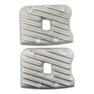 EMD Ribster Rocker Box Covers In Semi-Polished Finish For 84-99 Evo B.T. (RC13/R/SP)