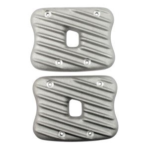 EMD Ribster Rocker Box Covers In Raw Finish For 86-03 XL (ARM808469)