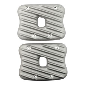 EMD Ribster Rocker Box Covers In Raw Finish For Harley Davidson 1986-2003 XL Sportster Models (RCXL/R/R)