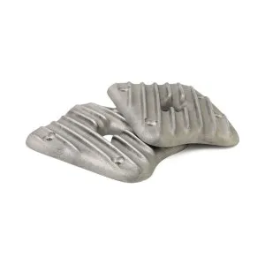 EMD Ribster Rocker Box Covers In Semi-Polished Finish For 86-03 XL (RCXL/R/SP)